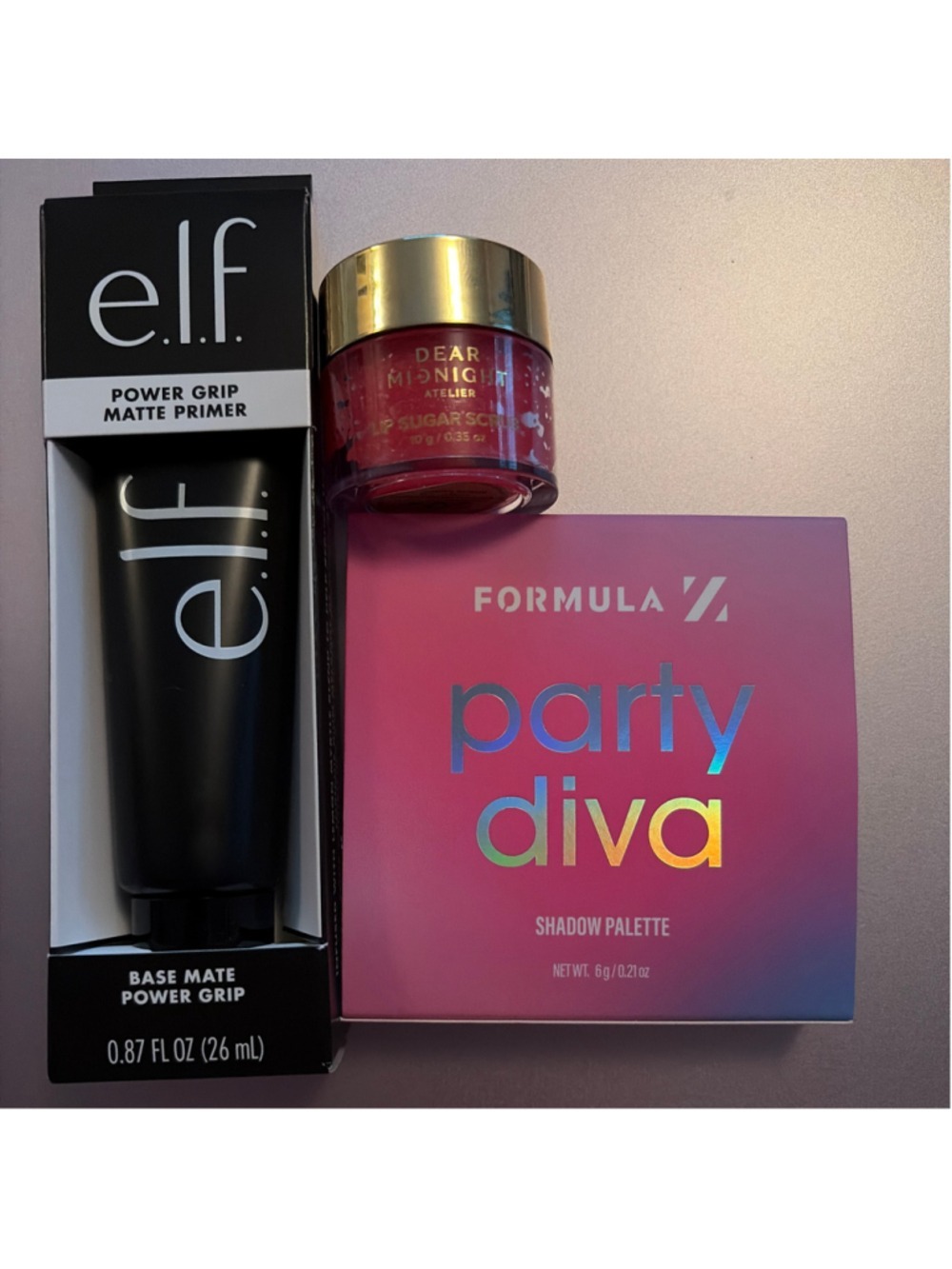 Ipsy Pink Bow Bag Eyeshadow Primer Lip Scrub